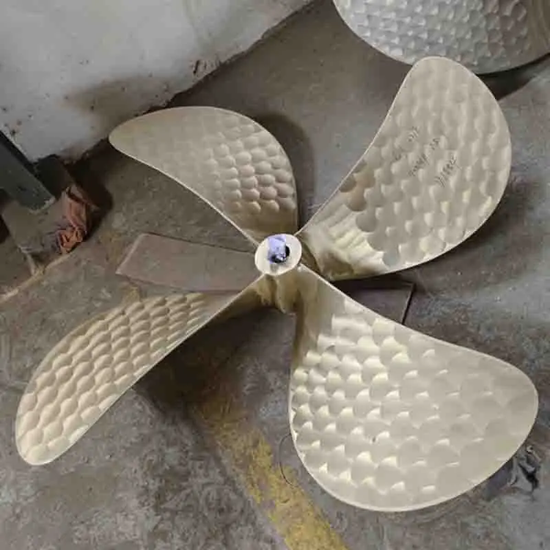 Fishing Boat Giant Propel Yacht 4 Blade High Speed Bronze Propeller Marine Propellers