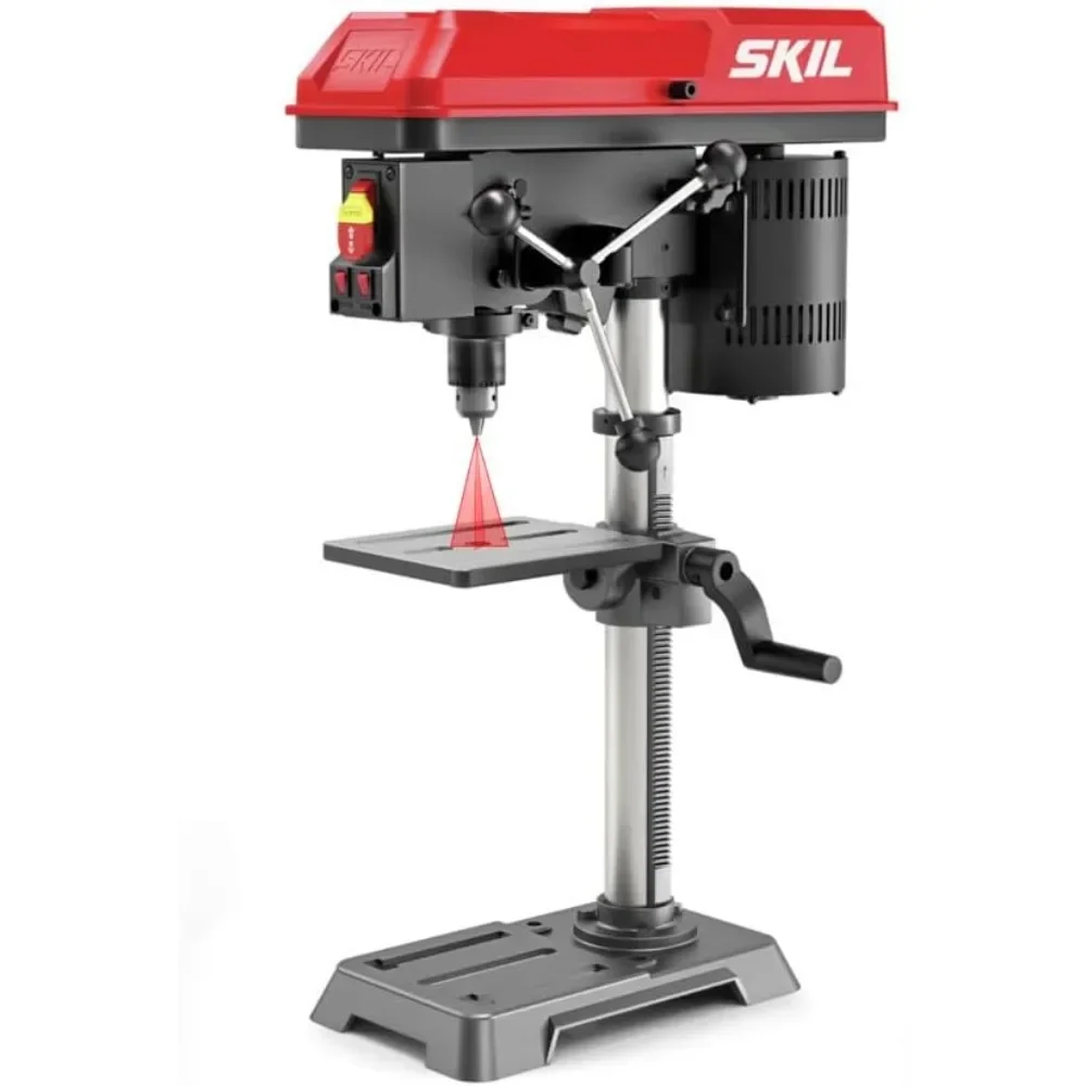 6.2 Amp 10 In. 5-Speed Benchtop Drill Press with Laser Alignment & Work Light - DP9505-00