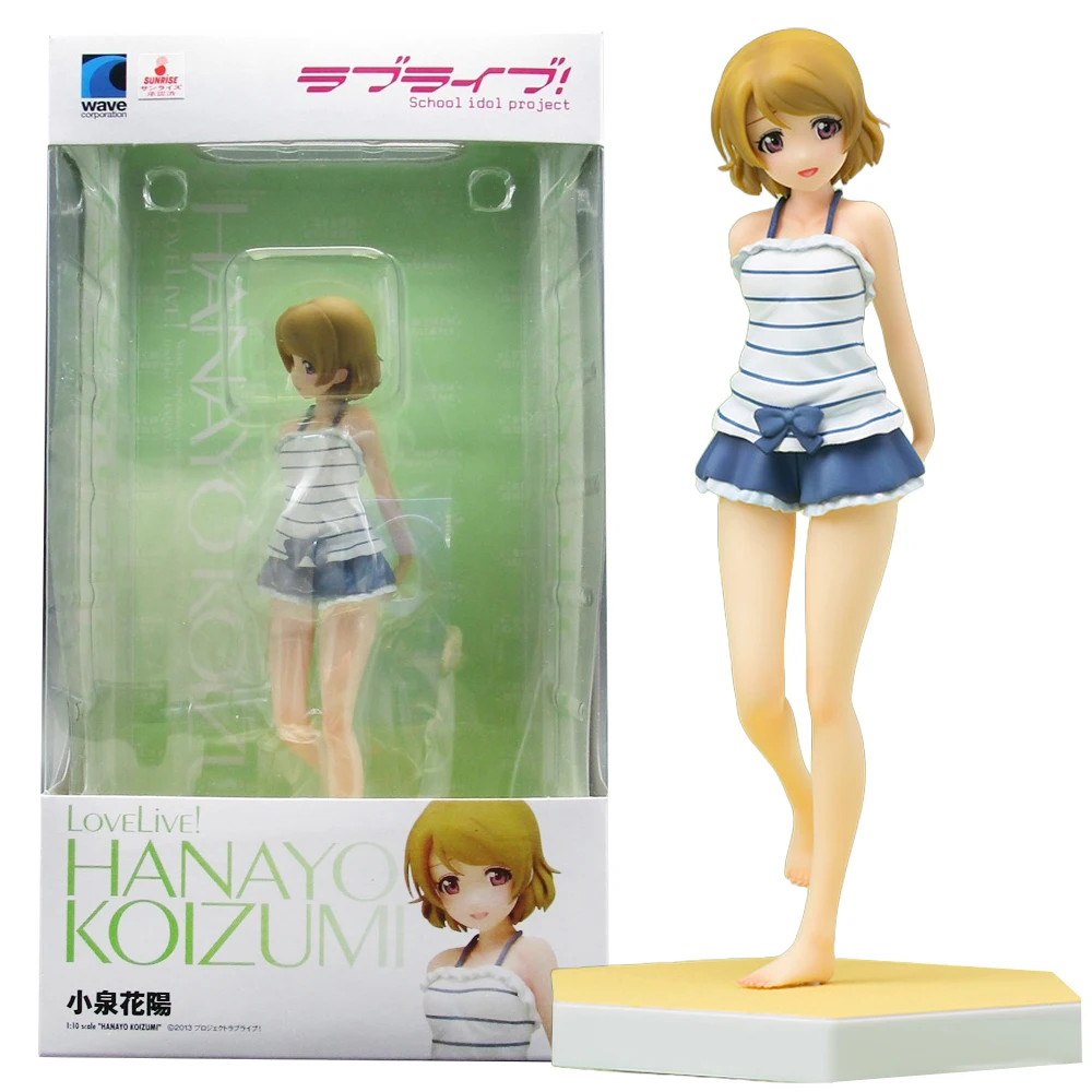 16CM Anime Love Live! School Idol Project Koizumi Hanayo Figura Beach Queens 1/10 Modello Giocattoli e bambole Regalo Aciton Figura PVC