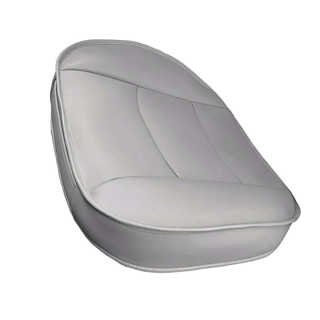 Grey PU Leather Driver Side Bottom Seat Cover Fit For Renault Trafic II 2001-2019