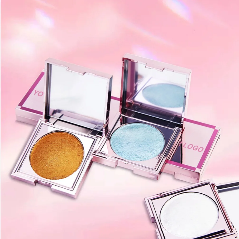 Vegane, wasserfeste, langlebige Creme zum Puder, Textmarker-Palette, Private Label, individuelles Gesicht, natürliches Kontur-Highlighter-Make-up