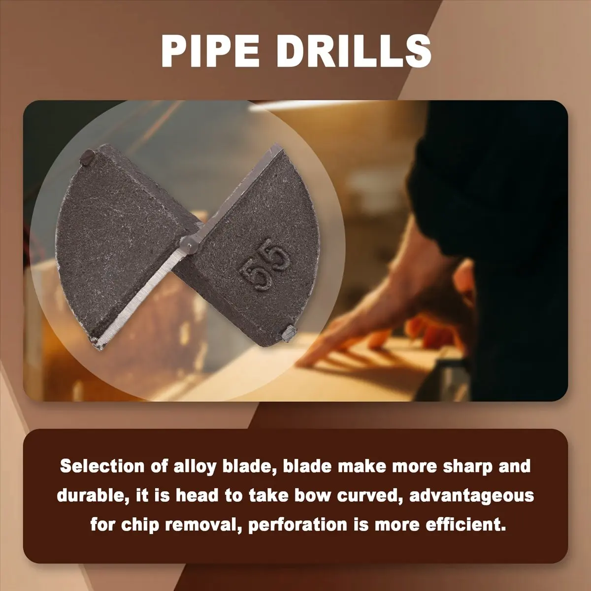 

Ураствованное - сверло Форстнера из быстрорежущей стали Сверла по дереву Сверла по дереву Сверла по дереву 55 мм