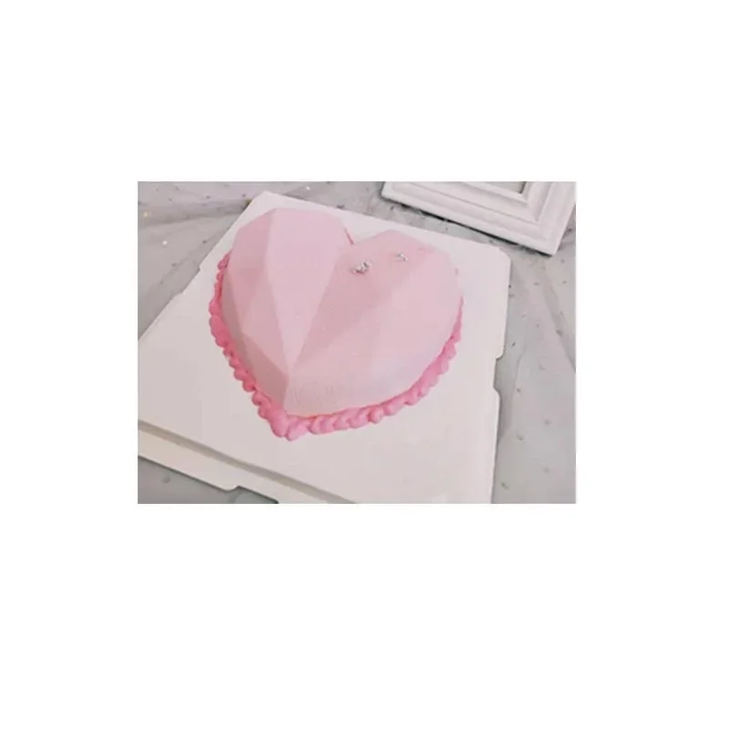 1 Pc 6 Cavity Heart Shaped Silicone Mould Cake Mousse Pastry Bakeware Tools Form For Soap image 6