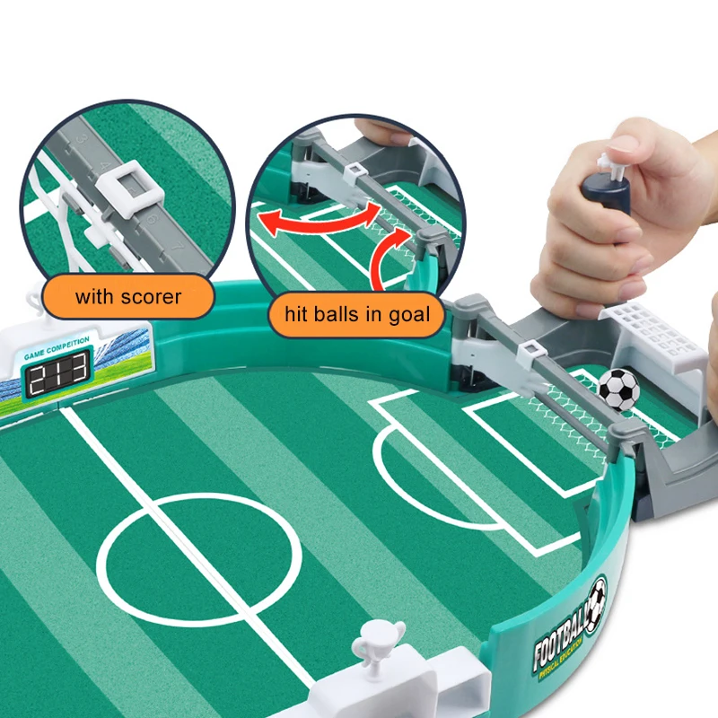 Soccer Table Football Board Game For Family Party Tabletop Play Ball Soccer Toys Kids Boys Sport Outdoor Portable Multigame Gift