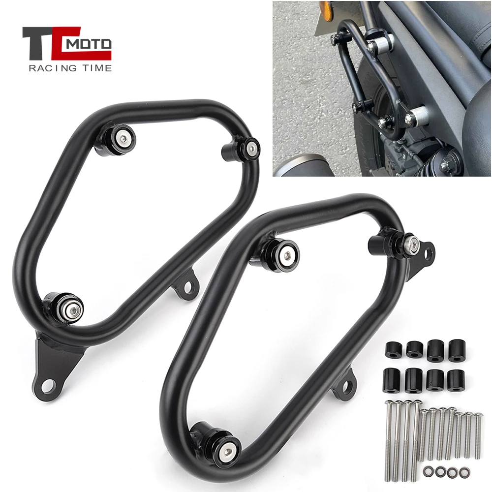 Saddlebag Support Bracket For Kawasaki Eliminator 500 2024-2025 Side Box Support Frame Bag Rack Side Carrier Bags Holder Bracket