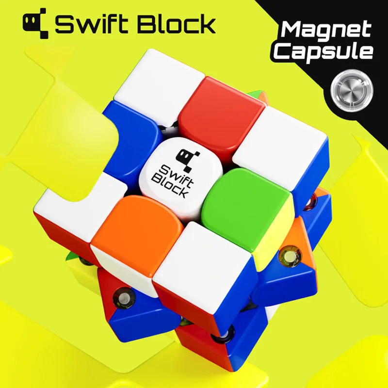 

GAN Swift Block 3x3x3 Magnetic Magic Cube 3x3 Magnets Speed Puzzle Antistress Educational Toys For Children