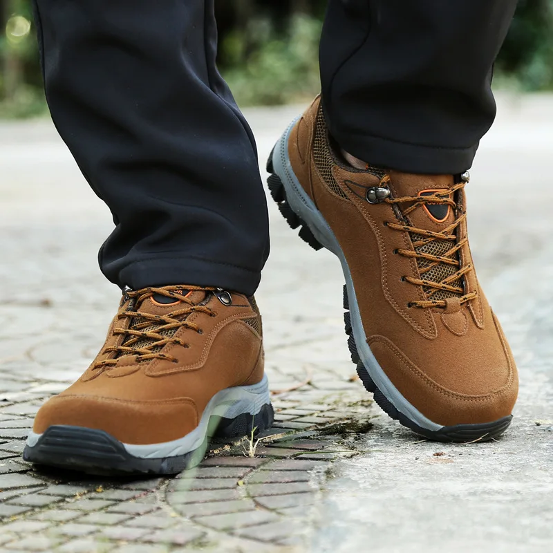 Einfache Männer Freizeit schuhe Komfort männliche Turnschuhe Outdoor atmungsaktive Wanderschuhe für Männer Zapatos Para Hombres Anti-Rutsch-Herren schuhe