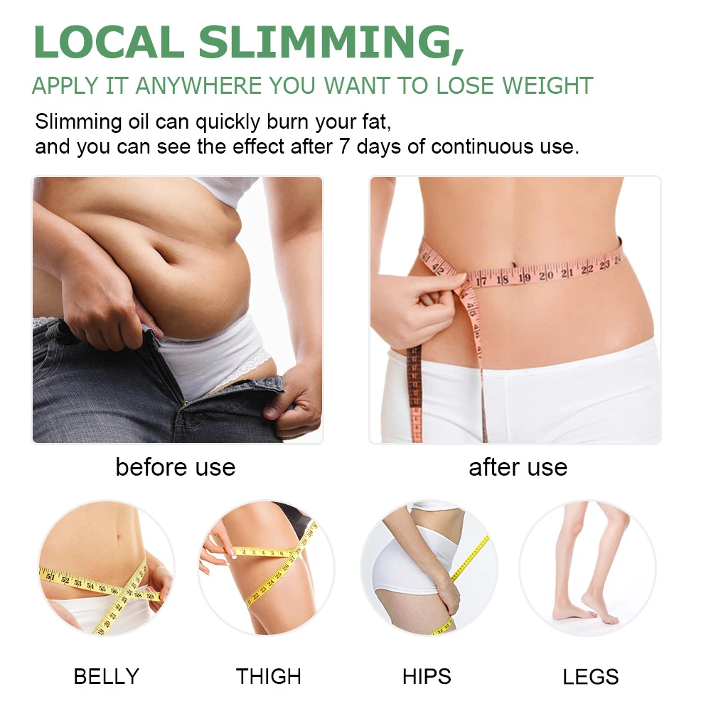 7 أيام فقدان الوزن زيت طبيعي حرق الدهون زيت التخسيس مكافحة السيلوليت تعزيز الفخذ الخصر البطن الدهون الحد من سليم أسفل الجسم #2