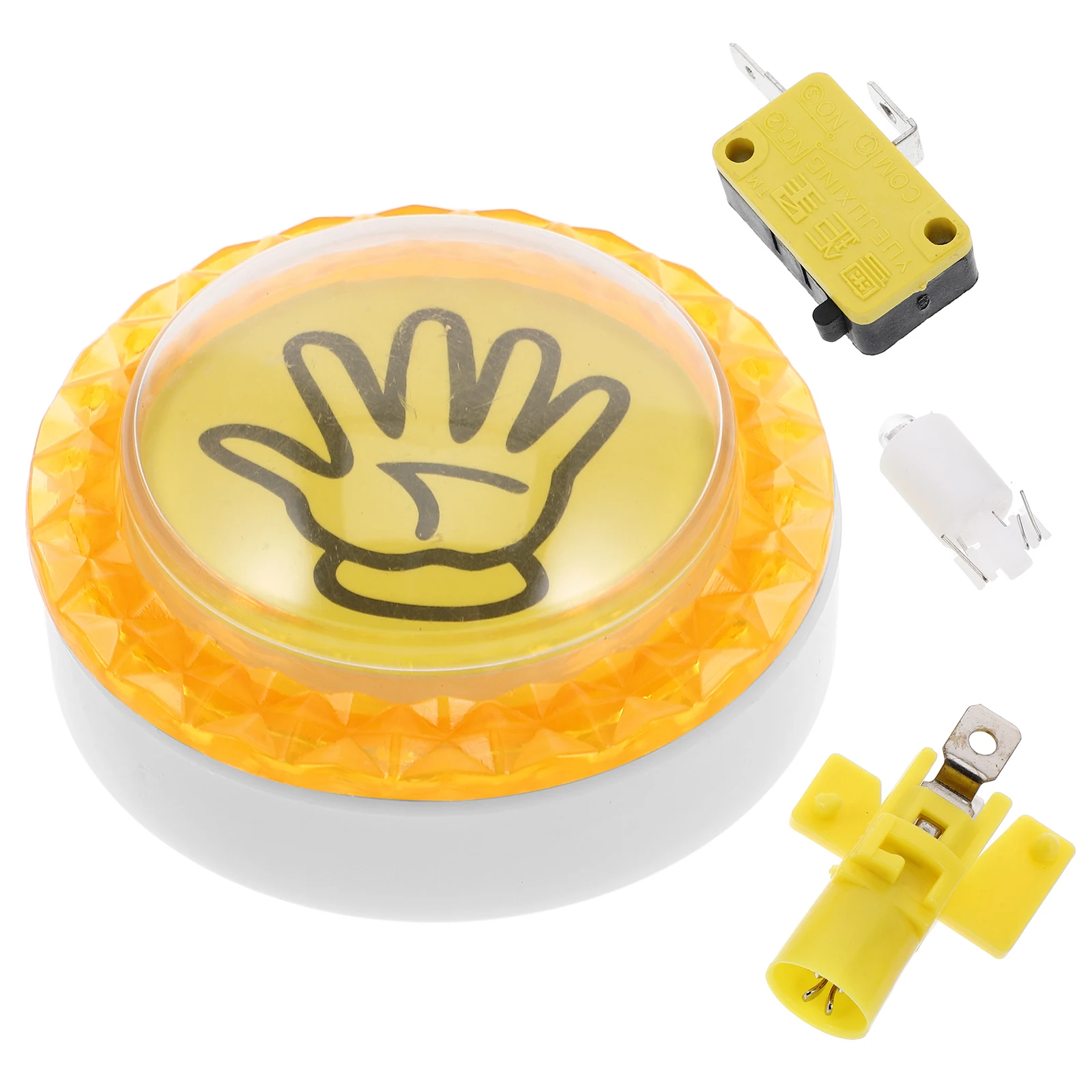 

Game Buttons Classroom Buzzers for Quiz Trivia Games Palm Activated Answer Button Multiple Modes Alarm