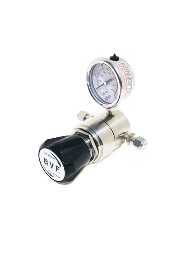 BVF BR10 Highly sensitive stainless steel pressure regulator, Pressure reducing valves for corrosive gases or liquids