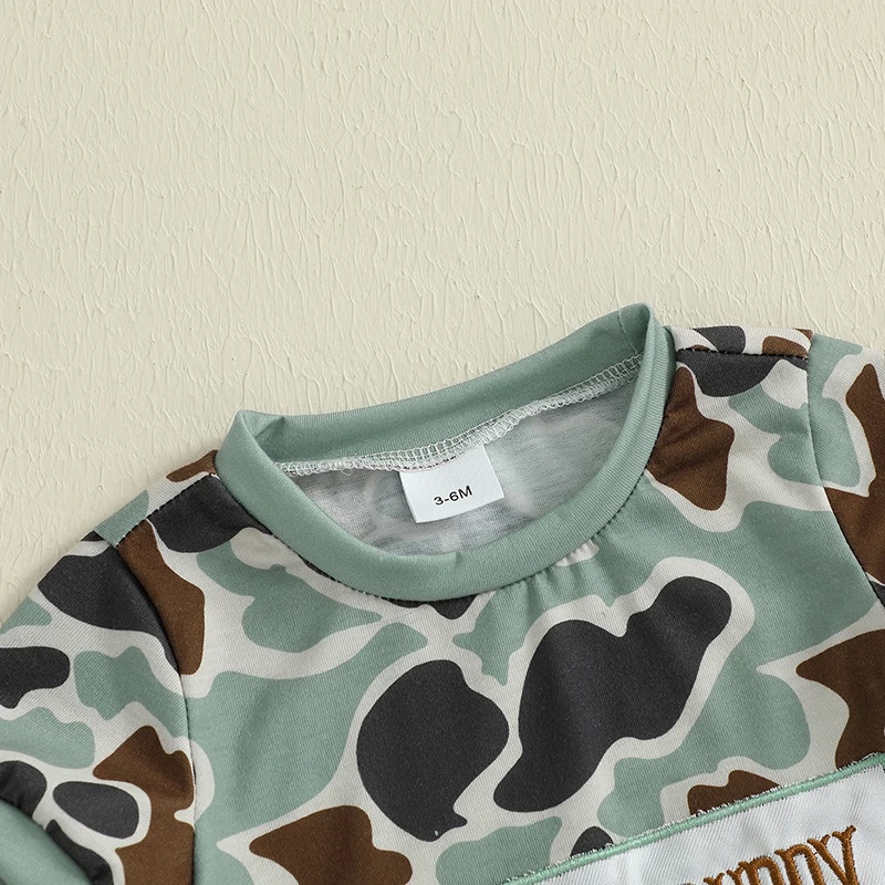 

Комбинезон с цветочным принтом для маленьких девочек, комбинезон с рюшами и круглым вырезом, повседневный весенний наряд, комплект летней одежды для малышей