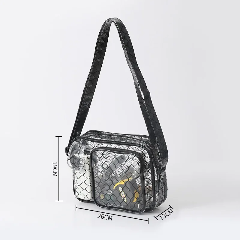 Durable26*19*13 Antistatic Printing PVC Waterproof European Standard Eco-friendly Shoulder Bag