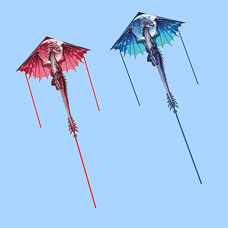 Frete grátis pterosaur kite dragão voando profissional kite peonzas con cuerda linha de pipa kite drachen jogos ao ar livre hoka