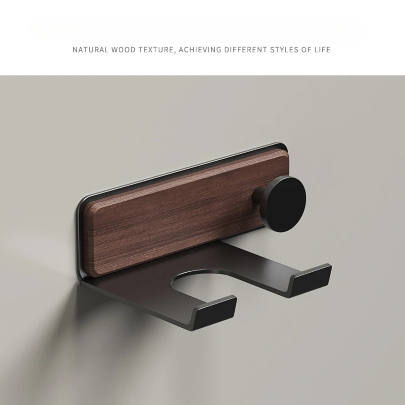 Bathroom hair dryer holder Punch-free bracket Wall-mounted Hair dryer rack Bathroom storage organizer Bathroom shlef