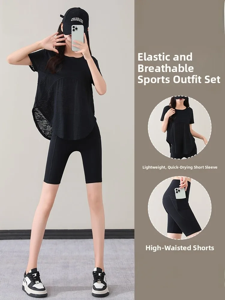 

Одежда для йоги с высокой талией, женская летняя новая верхняя одежда для велоспорта, профессиональные базовые штаны пять четвертей