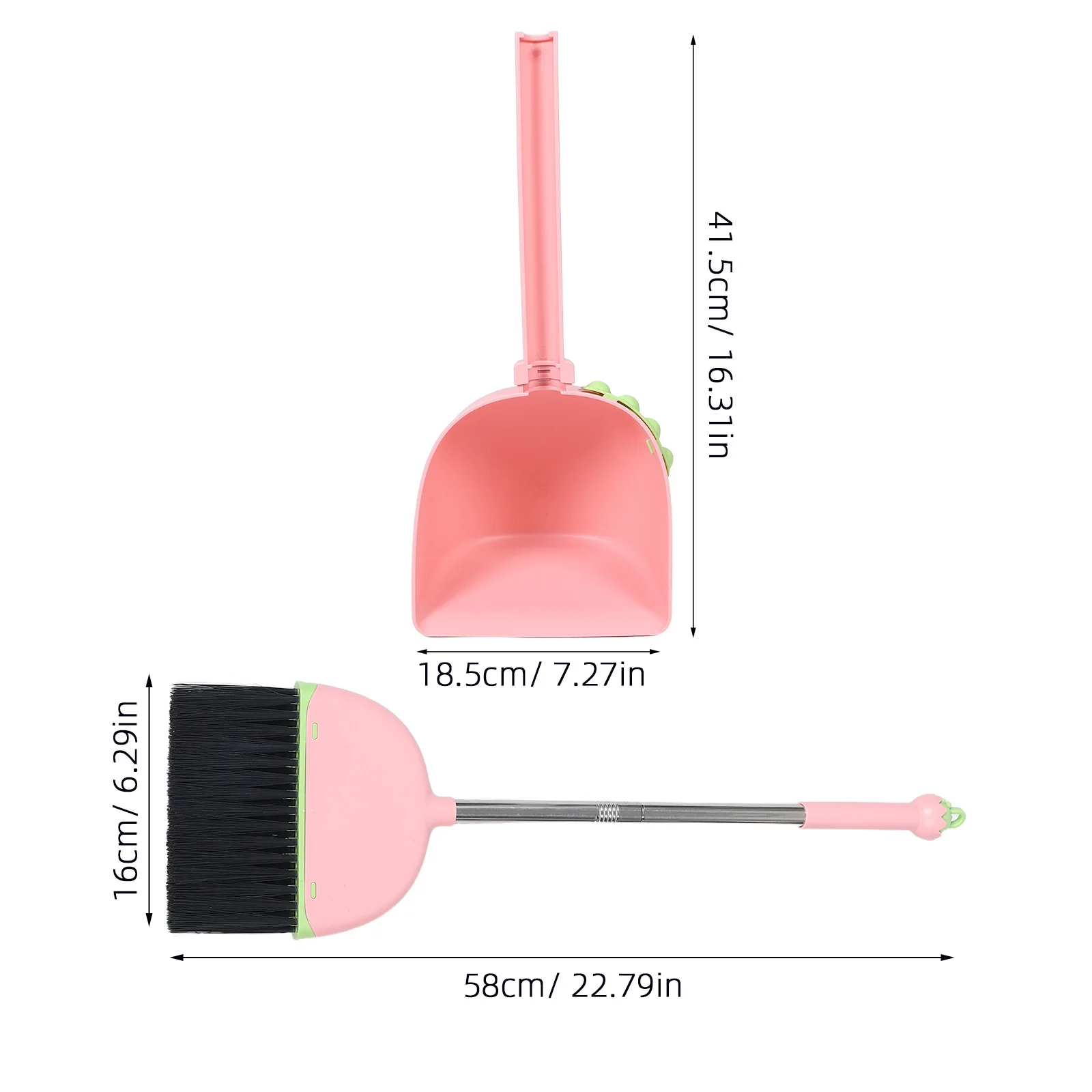 1Set Childrens Broom and Dustpan Set Compact Lightweight Design for Kids Easy Grip Cleaning Tools for Little Hands Indoor Use