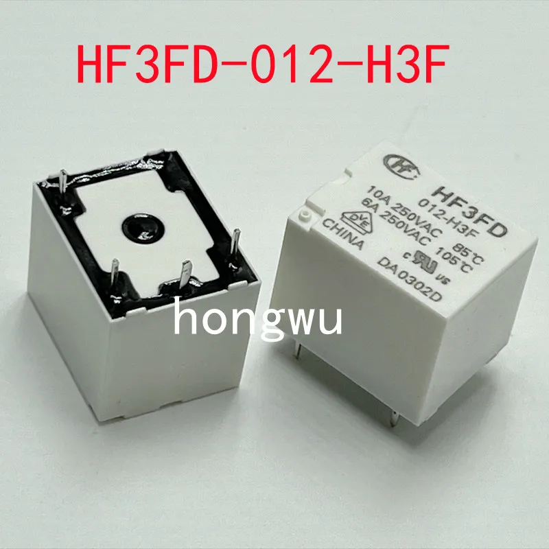 

100% Original New 5PCS/ HF3FD-012-H3F DC12V relay 10A 4pins