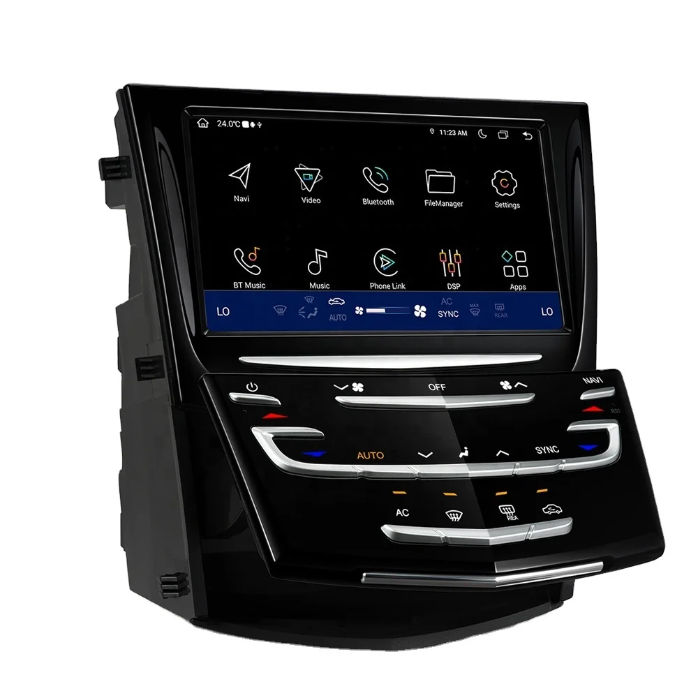 8 Inch Motorized Faceplate Storage Compartment for Cadillac Stereo Android Car Multimedia Player