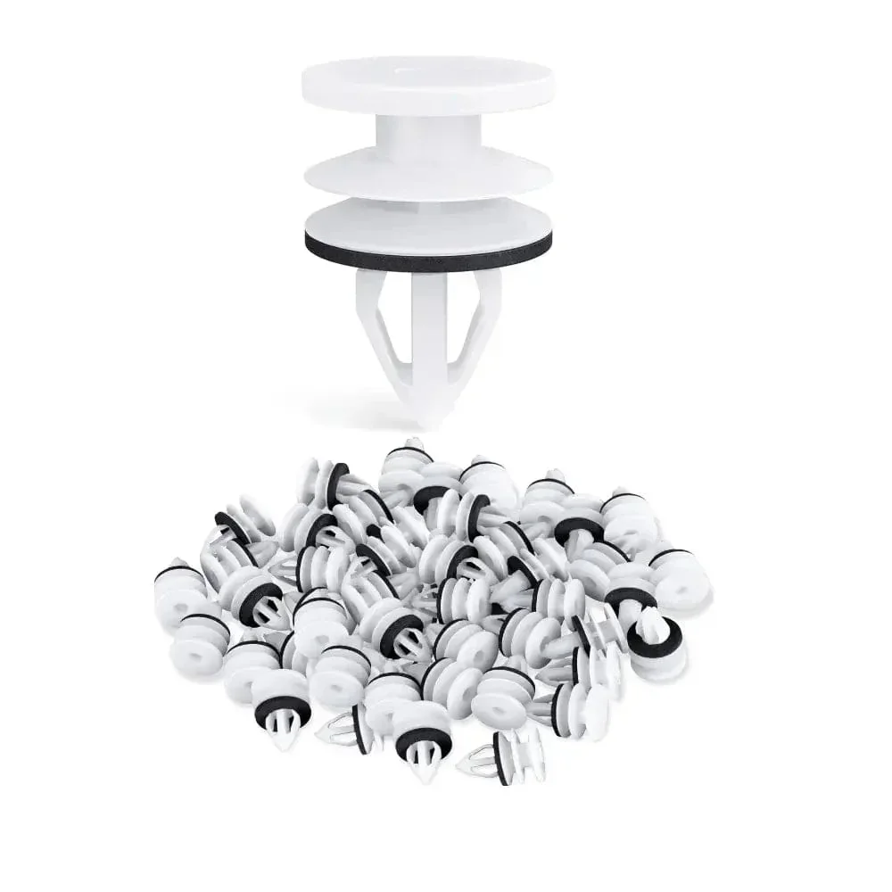 

Stock Wholesale White QGC-B120 Auto Fasteners and Clips 1000 Pieces/Bag 20 Bags/Carton Truck Plastic Body Clips Car