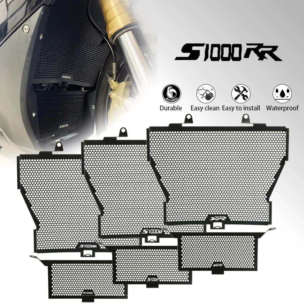 

S 1000RR 1000XR 1000R 2017 Radiator Grille Guard Cover Oil Cooler Guard Set parts For BMW S1000RR S1000R S1000XR 2010-2020 2019