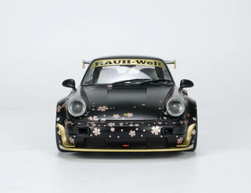 Solido 1:18 rwb BODYKIT AOKI BLACK 2021 Collection die cast alloy car model decoration gift