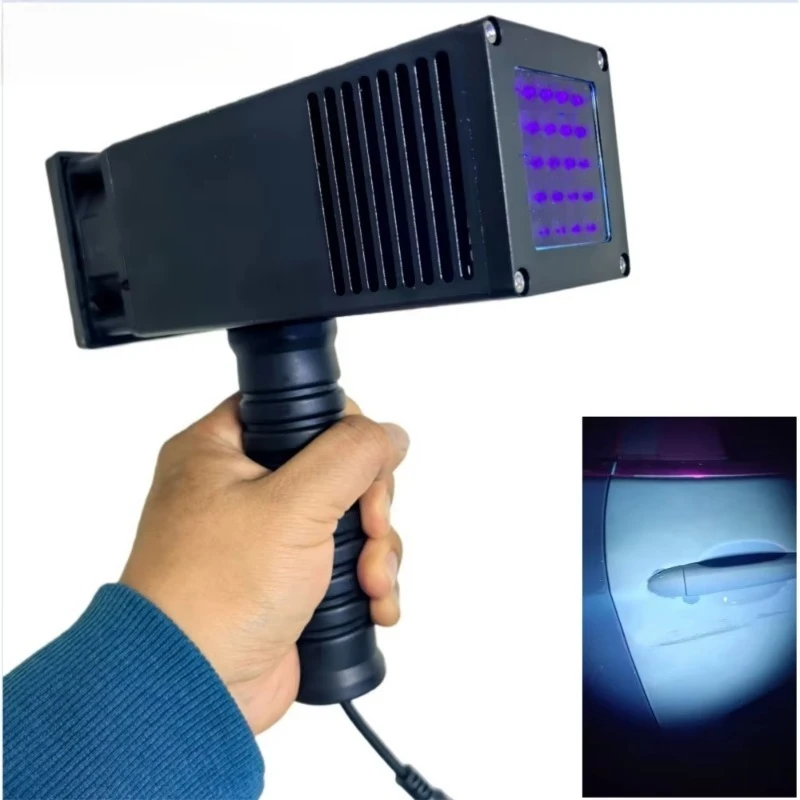 Handheld Portable Ultraviolet LED Automotive Paint Scratch Detection Light for Quickly Identifying Damage for Used Car Repair