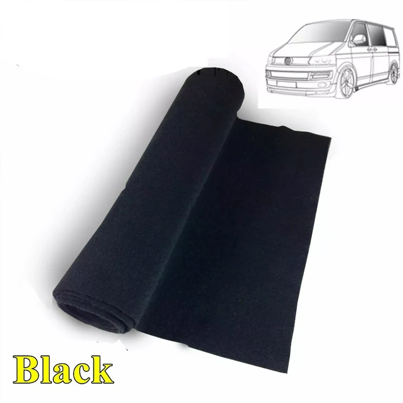 Camper RV Flame Retardant Fabric Carpet Lining 4 Way Stretch For VW T6 5 Transporter Transit Flame Retardant Non-Woven Fabric