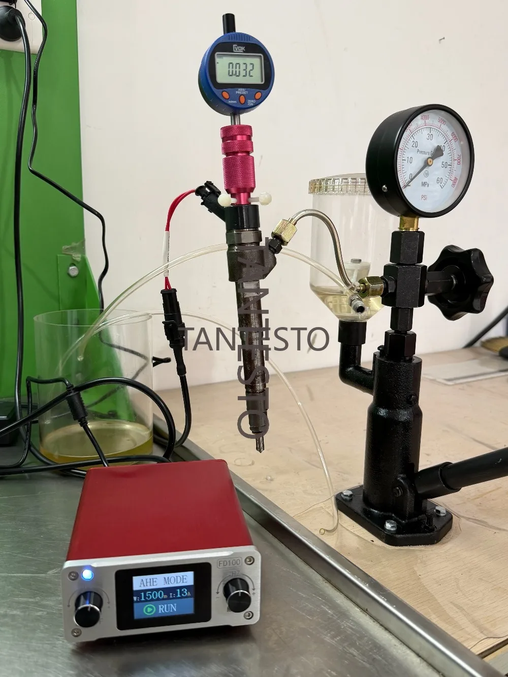 

AM-FD100 portable CRIN Piezo Electronic Injector Solenoid Valve Pulse Pressure AHE Stroke Travel Tester CRI110 Repair Tools