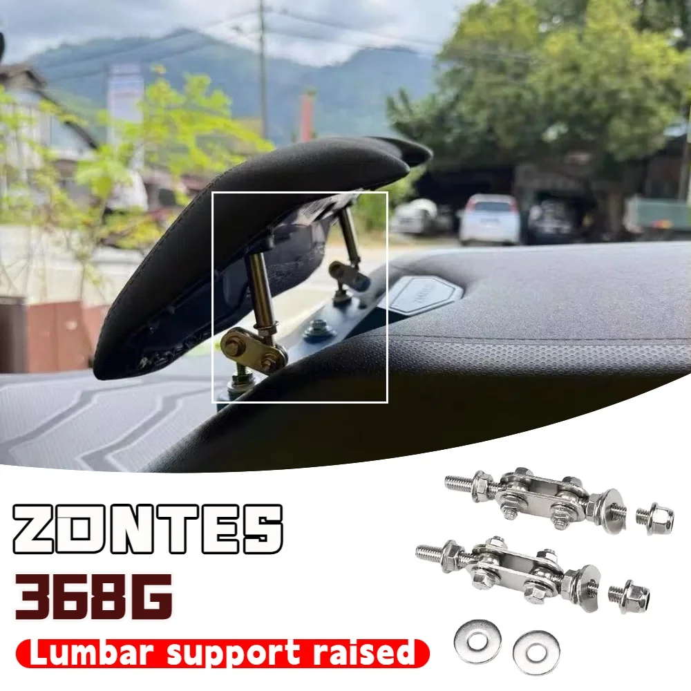 For ZONTES 368G 368-G motorcycle backrest modification lumbar support raised forward and backward lumbar support bracket G368