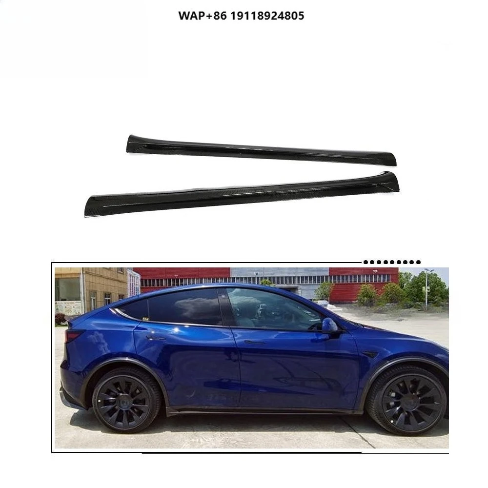 

Pre-Preg Carbon Fiber Side Skirts for Model Y Sport Utility 2019-2021