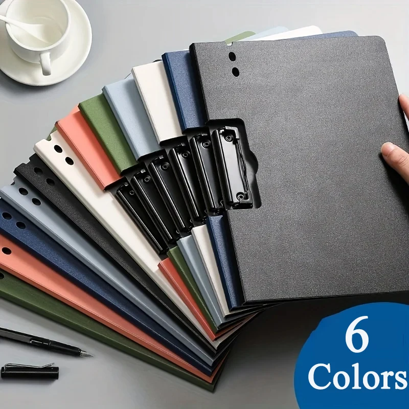 

1pc A4 File Folders, Documents Organizer, Clipboard With Cover, Paper Folder For Business & School, Stationery & Office Supplies