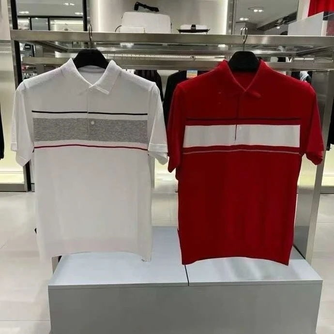 

Мужская футболка с коротким рукавом и воротником на пуговицах Golf Spring: дышащая и универсальная