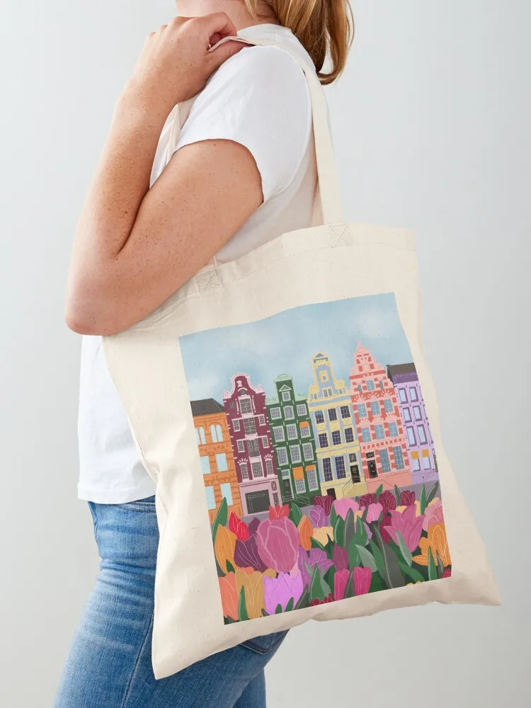 Tulip Kingdon Tote Bag Customizable tote canvas Gift hand Canvas