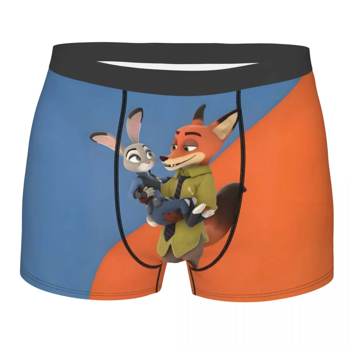 

Custom Novelty Anime Film Zootopia Boxers Shorts Panties Male Underpants Breathable Cute Cartoon Briefs Underwear