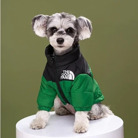 Spot Vestiti per animali domestici Marchio alla moda Ricamato Cane Autunno e inverno Vestiti di cotone Vestiti per animali Addensato Caldo Imbottiture Teddy Abbigliamento