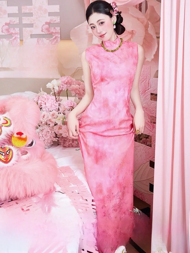 

Изысканный китайский утренний халат для женщин: свадебное платье класса люкс с ультра-сказочным дизайном