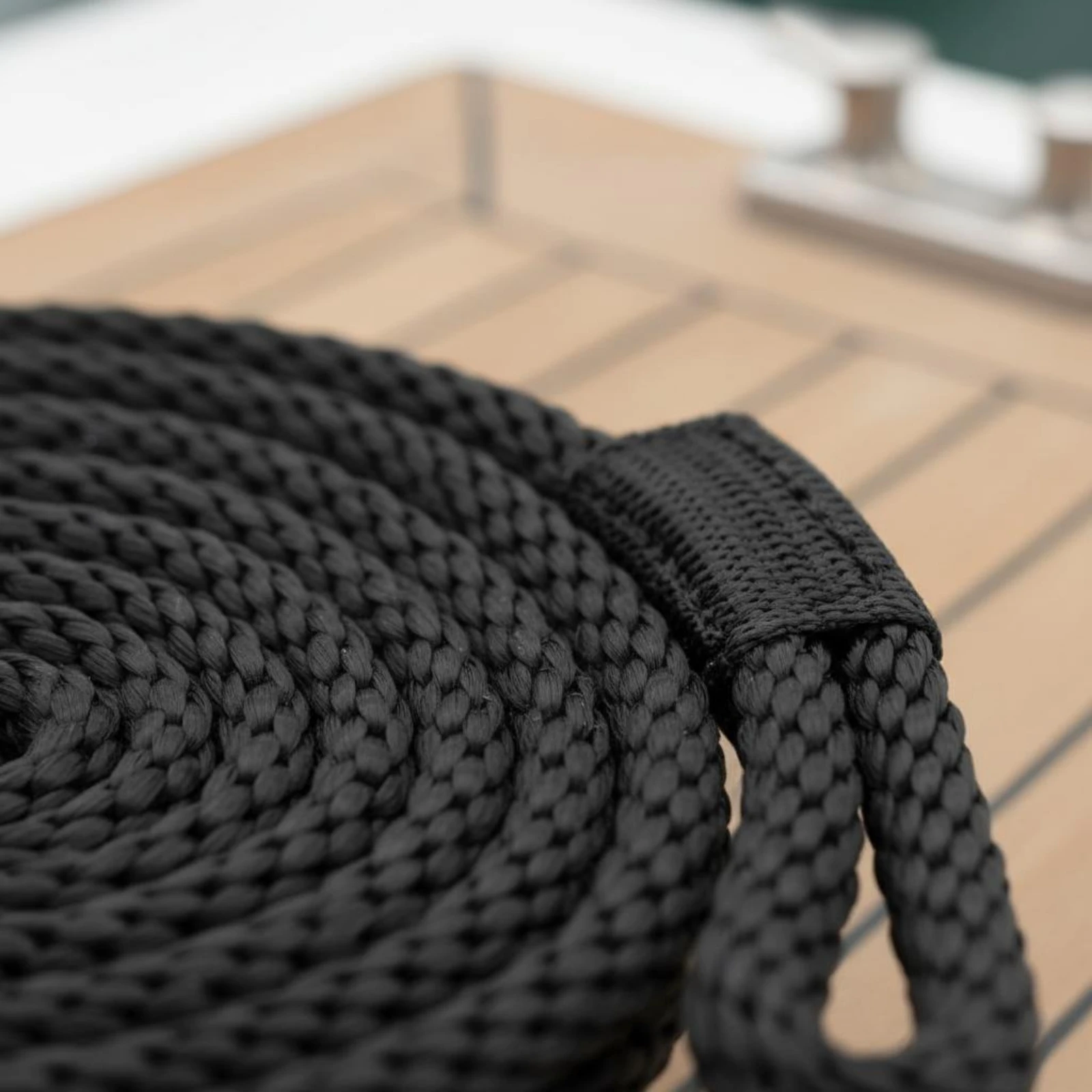 Double-Braided Nylon Rope Multi Purpose Spliced-Eye Rope Line High Tensile Strength Utility Supply Lightweight