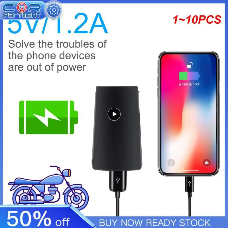 

1~10PCS Motorcycle Electric Car Waterproof Mobile Phone USB Charger With Indicator Light Motorcycle Electronics Accessories