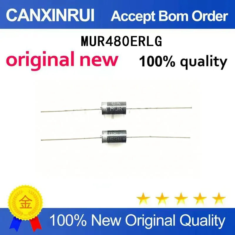 

(5-100 Pieces) New MUR480ERLG MUR480 rectifier diode DO-201 spot chip IC