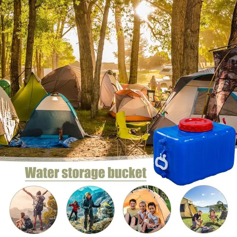 Portable Water Tank No Leakage Container Water Tank Handled Drinking And Irrigation Water Container Sun Protection For Camping