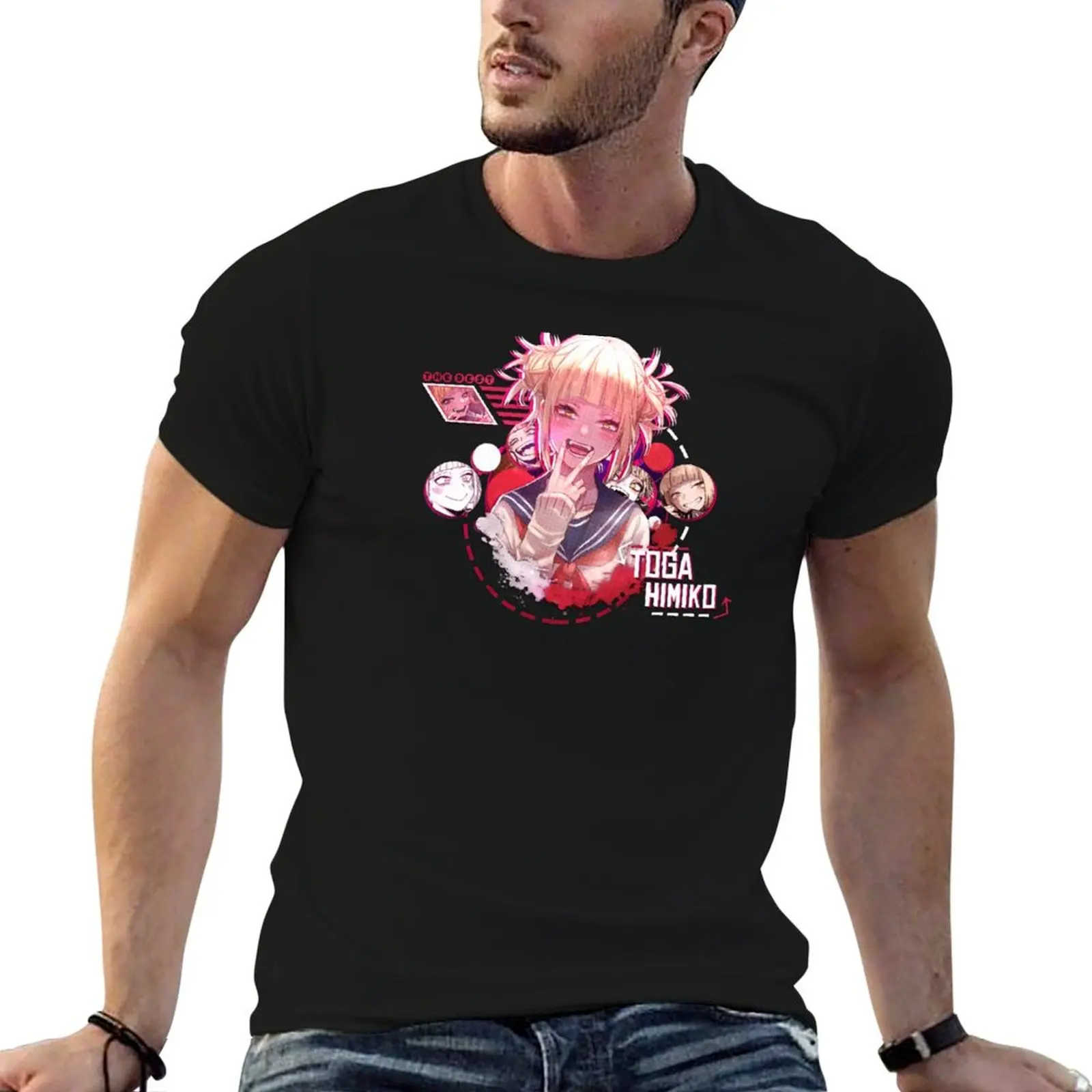 Himiko Villain Design Robe T-Shirt man t shirt heavy cotton man t shirts for men casual T-Shirt