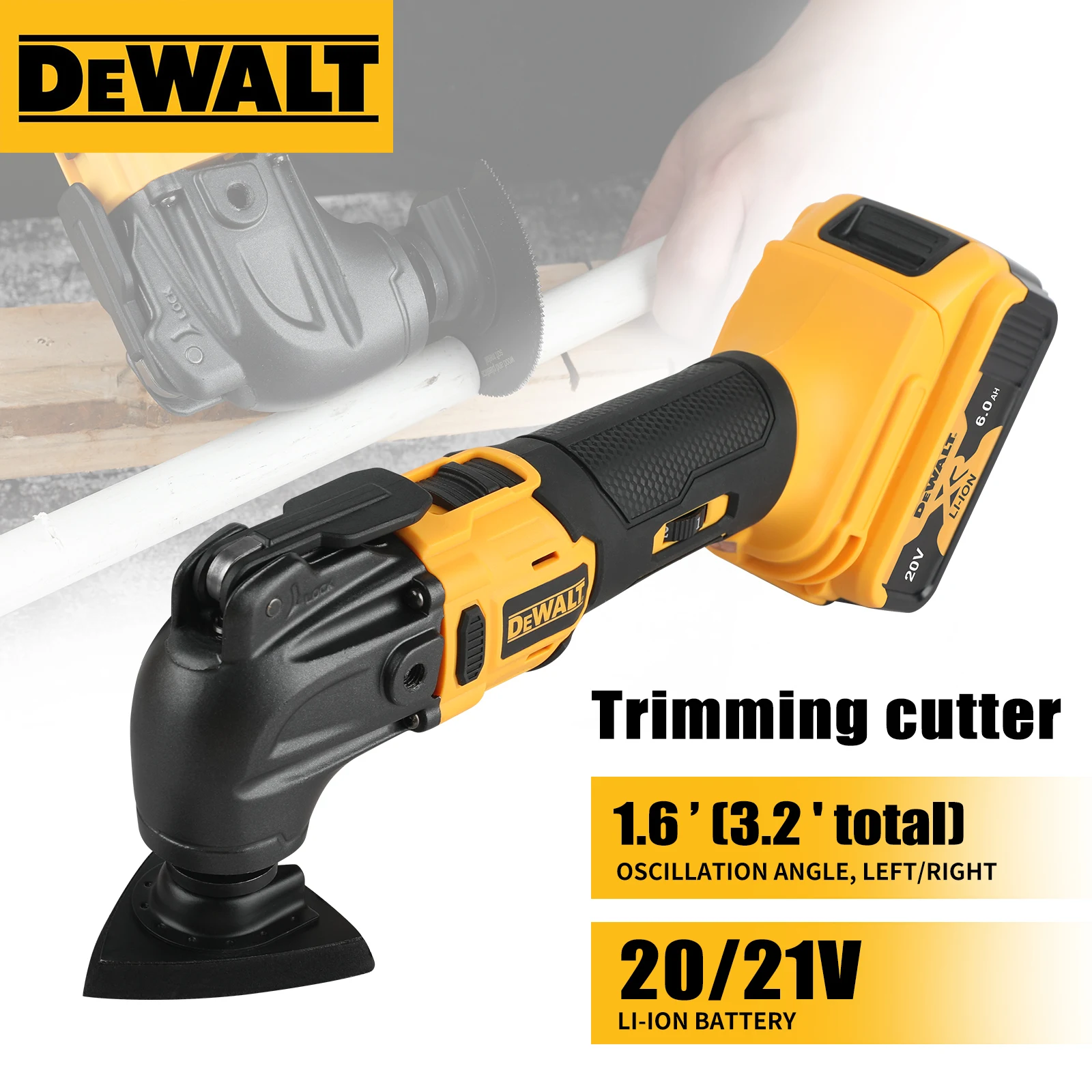 

Dewalt 20V brushless quick release oscillating tool, multifunctional tool, renewable electric cutter for 18/20V battery