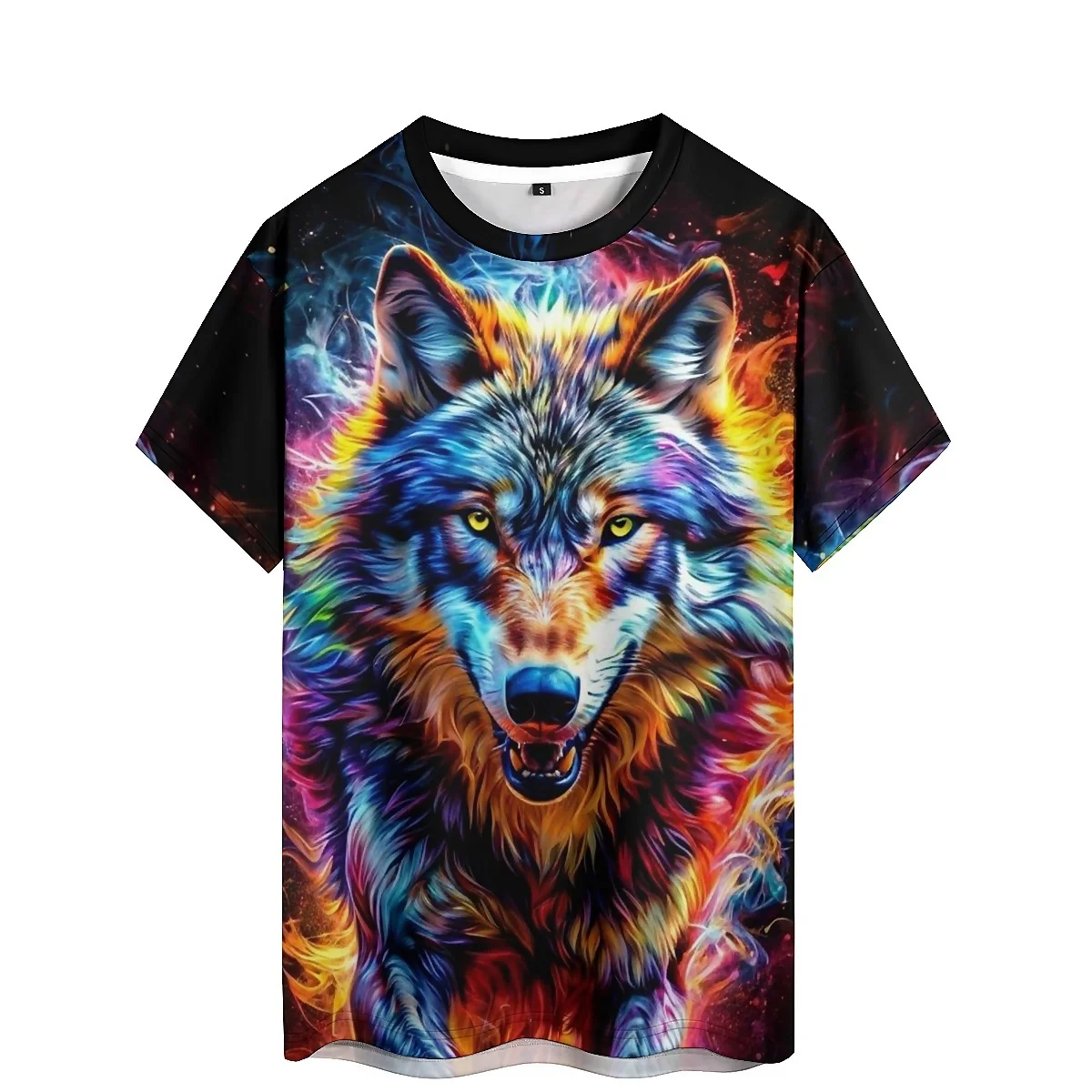 

Men's 3D Printed Short Sleeve T-Shirt - Breathable & Quick-Dry Novel Design, Loungewear, Couple Outfit