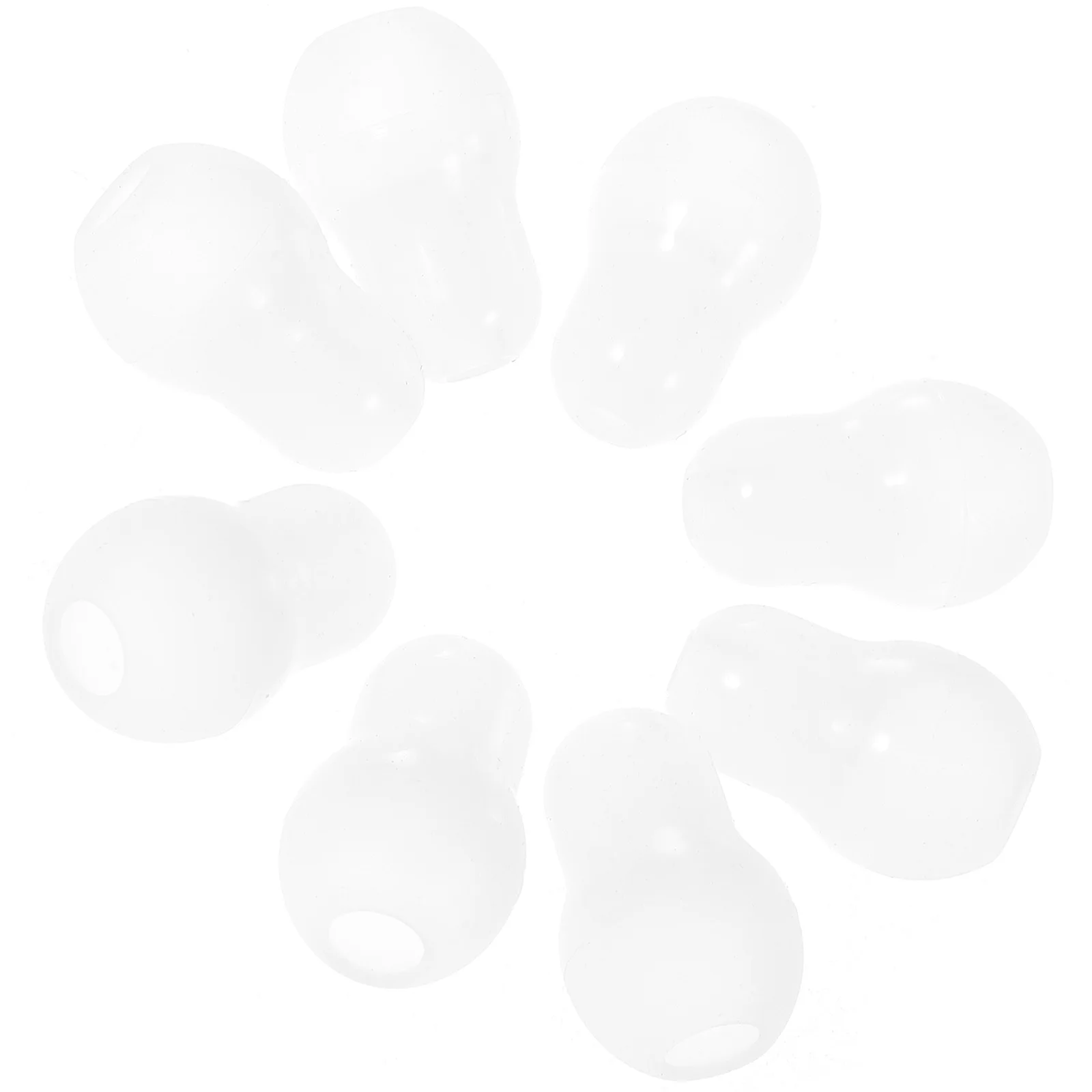 8 Pcs Stethoscope Earplugs Universal Clinic Earbuds Earphone Replacement Parts Accessory Pvc