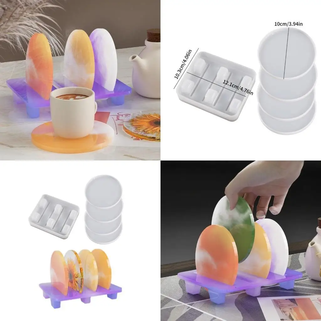 195C Holder Moulds Epoxy Resin Mold Hand-Making Tools for Resin Casting