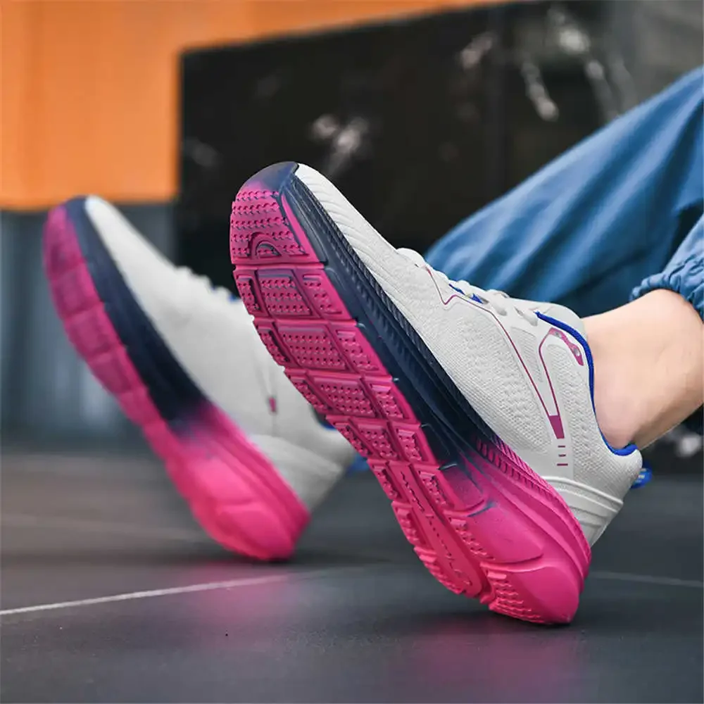 Number 43 Spring-autumn Brand Sneakers For Women Orange Woman Shoes Skateboard Tennis Sports Deadlift Sporty Pie Newest