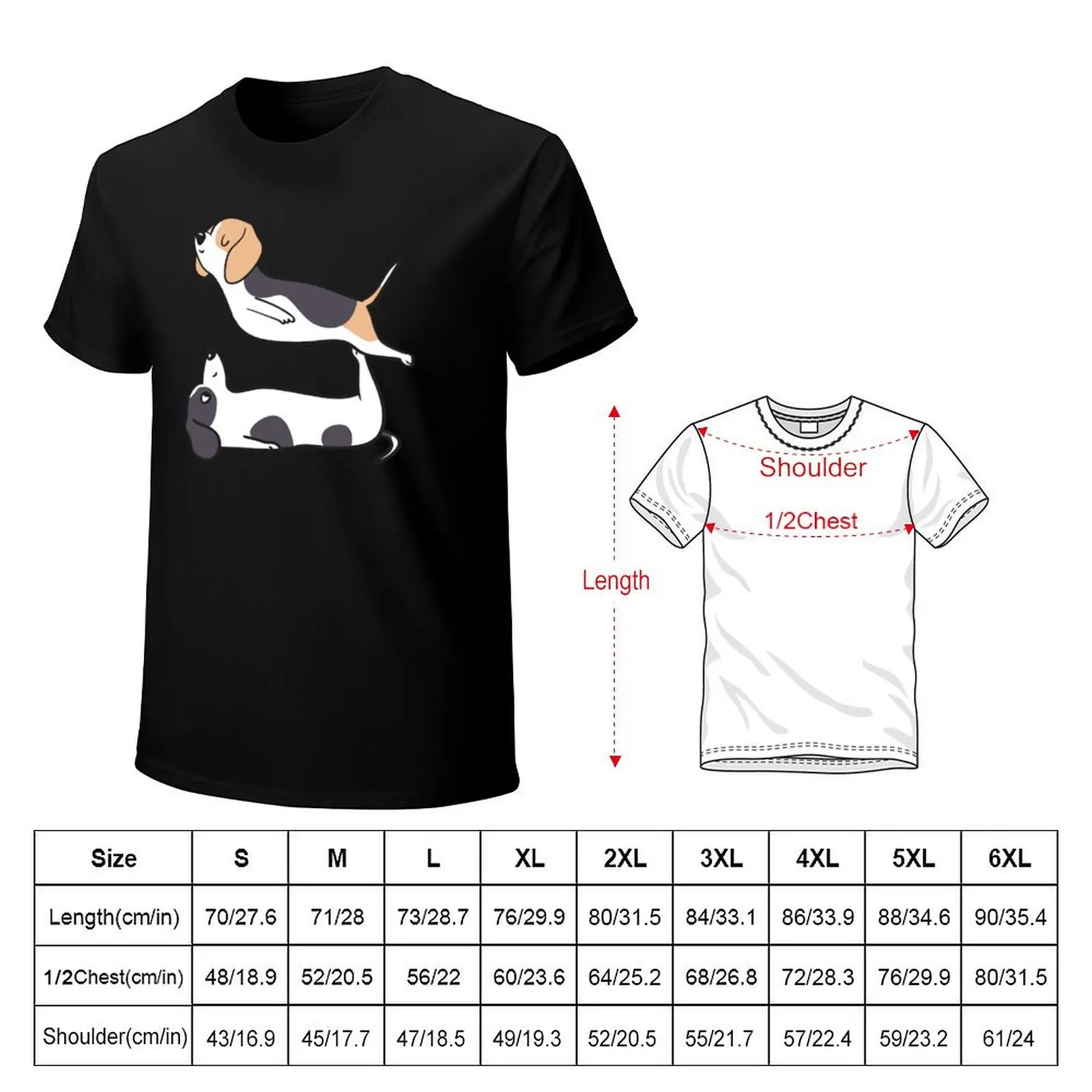 Acroyoga Beagle T-Shirt t shirt man plain T-Shirt