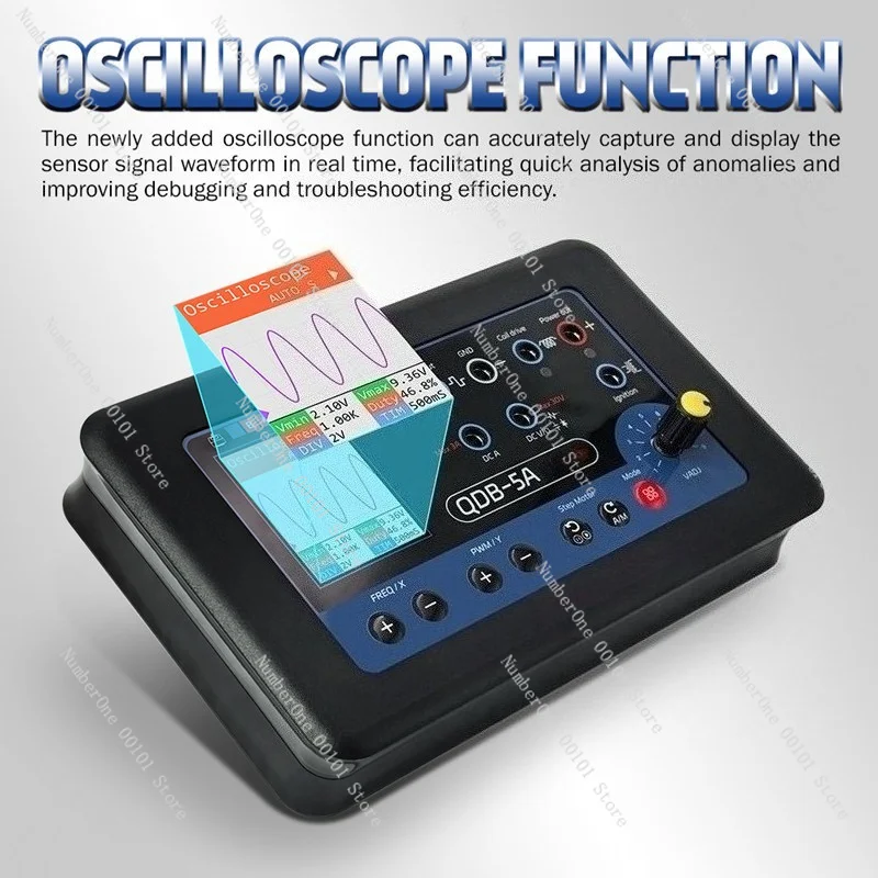 QDB-5A PWM Signal Driver Tester For Stepper Motor Ignition Coil Oscilloscope Multimeter Driving Test