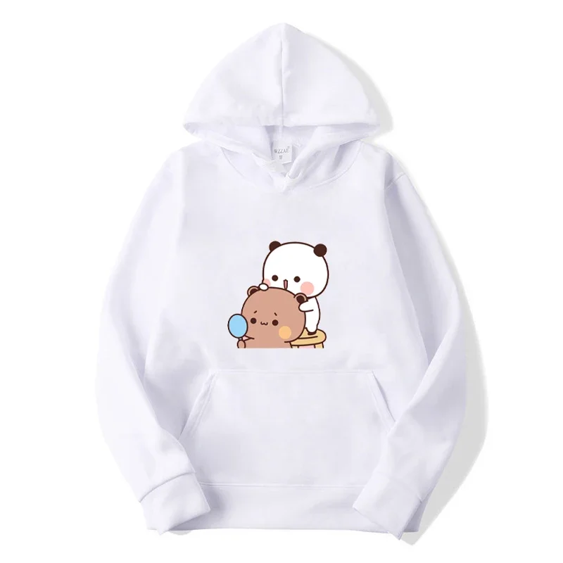 Unisex Cute Bear Print Hoodies Casual Teen Kawaii Hoody Sweatshirt Winter&Spring Long Sleeve Hip Hop Warm Hoodies