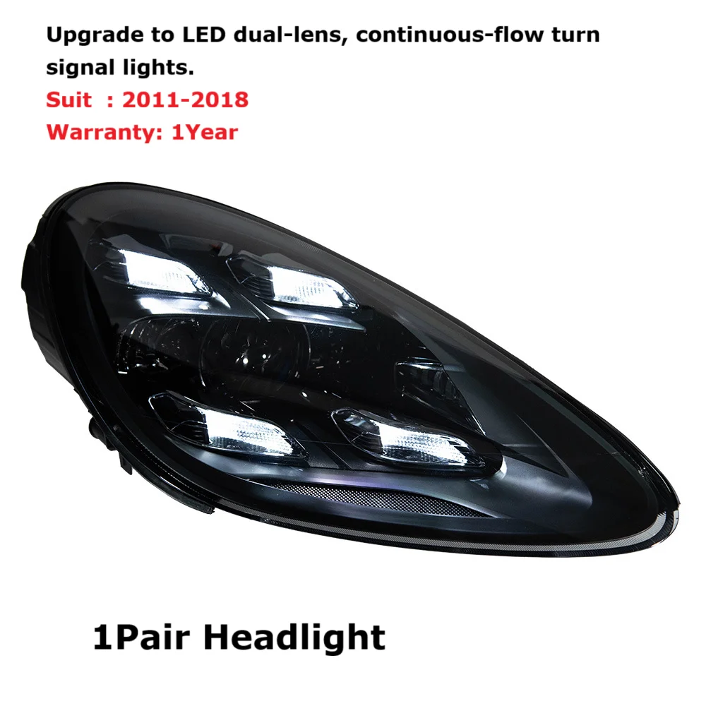 Headlights LED Head Lamps For Porsche Cayenne 958.1 958.2 2011-2018 Upgrade 2020 Matrix